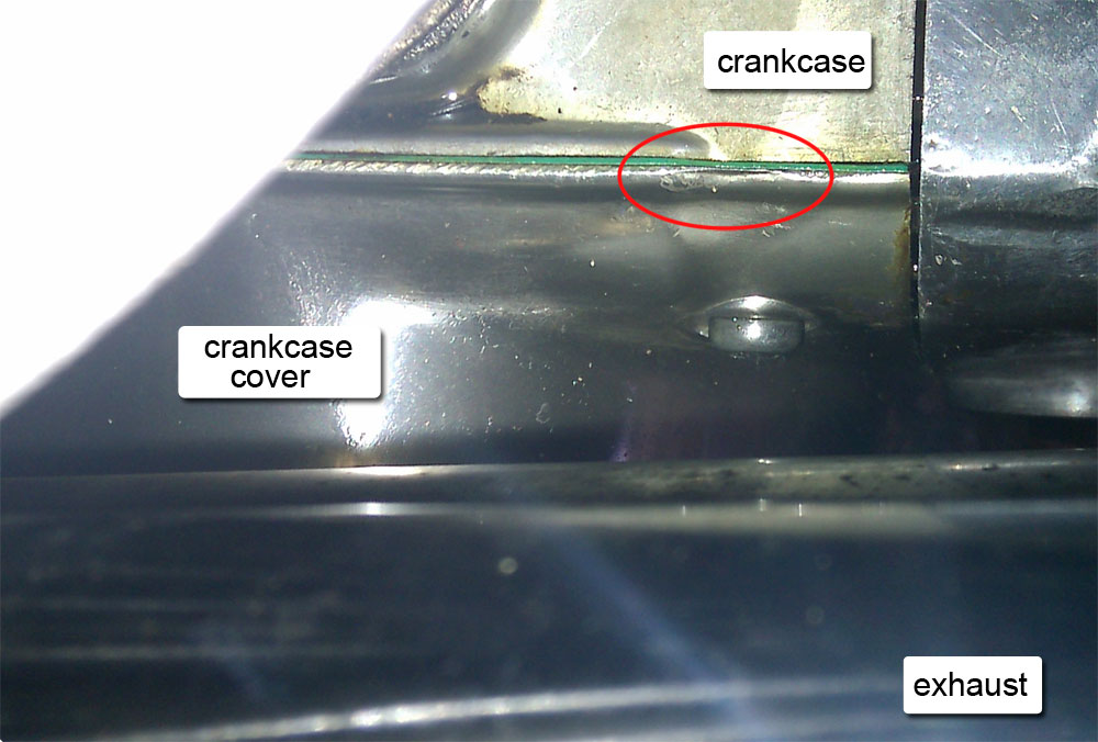 Leaking Left Crankcase Cover